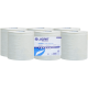Rola prosop de hartie, alba, pentru dispenser cu extragere centrala, Lucart L-One Maxi, 2 straturi, 6 role, 450 foi